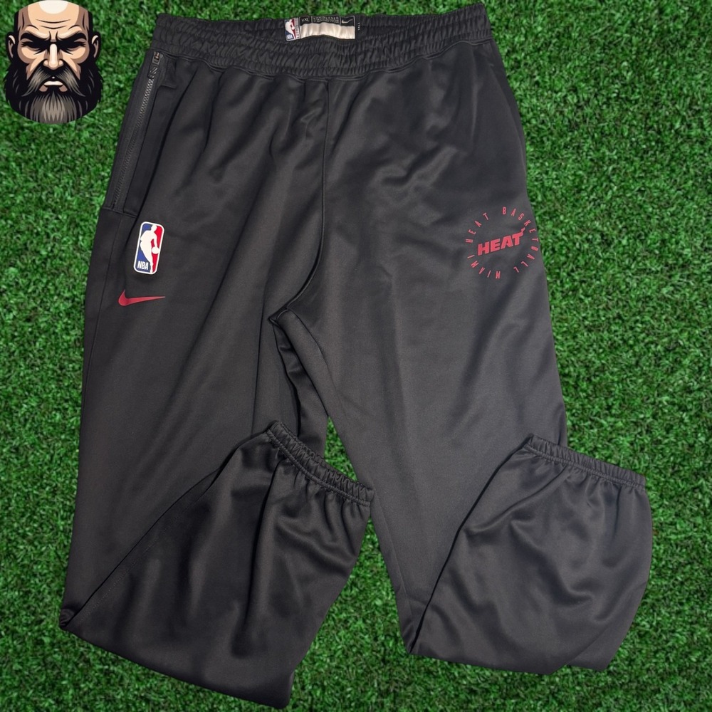 Nike Miami Heat Team Issued Sweatpants Black Men's Size 2XL-Tall FV0482-010